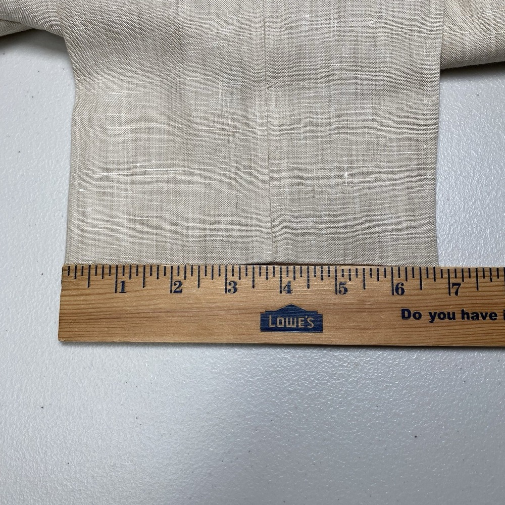 Bonobos Linen Pants 29x34 Slim Guabello Legend Flat Front Ivory Beige - Picture 9 of 16